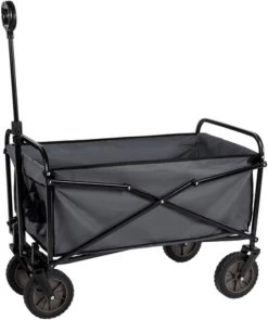 YUNICS® Bolderkar Opvouwbaar - Bolderwagen Met Stevig Harmonicaframe - Draaibare Wielen - 70KG Draagkracht - Groen