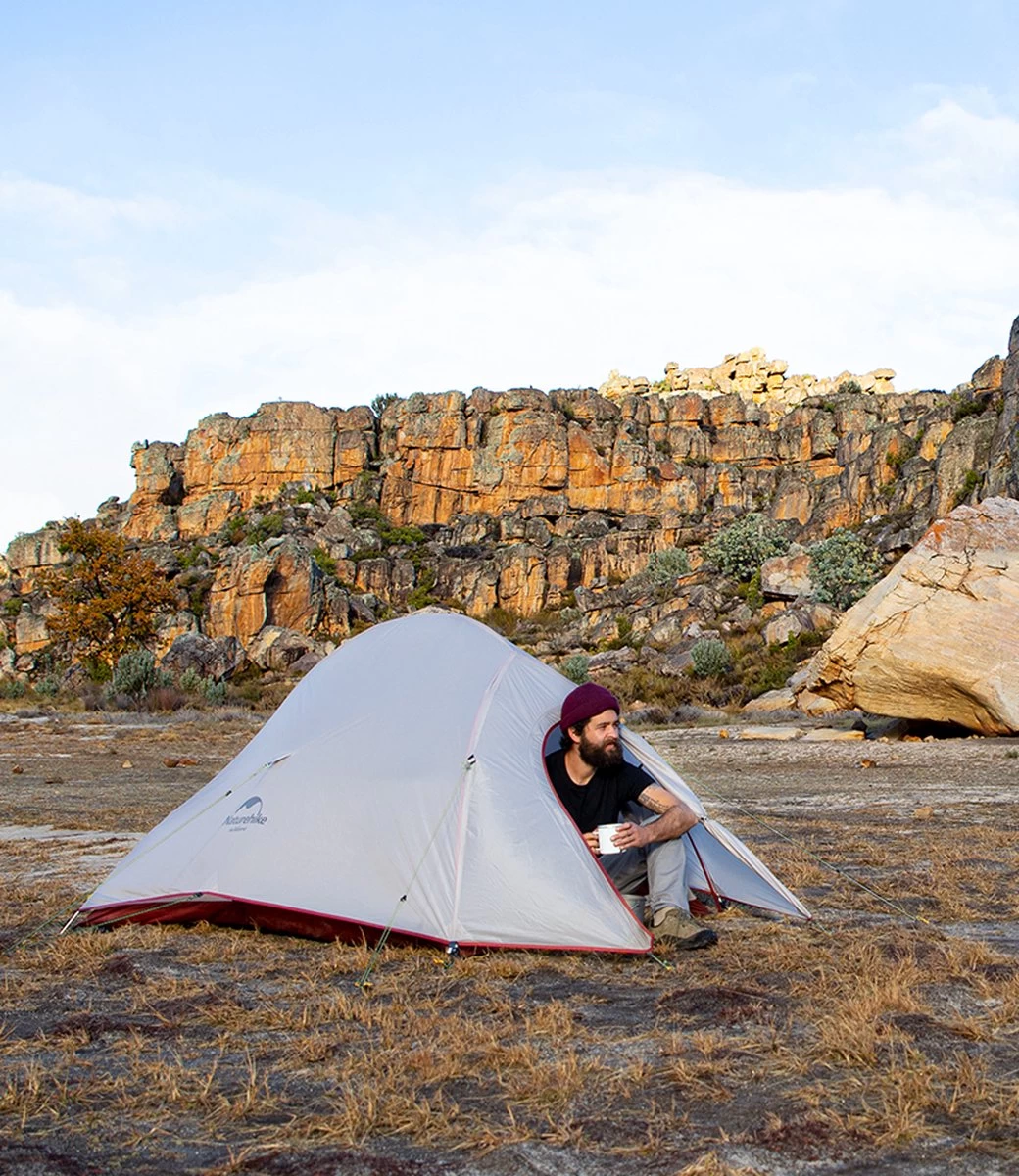 Cloud Up 3 Upgraded - Naturehike® - Tent 3 Persoons - Lichtgewicht Tent - Incl. Grondzeil - 20D 4000MM - Outdoor Kampeertent - Waterdicht - Hiking & Wandelen - Afbeelding 6