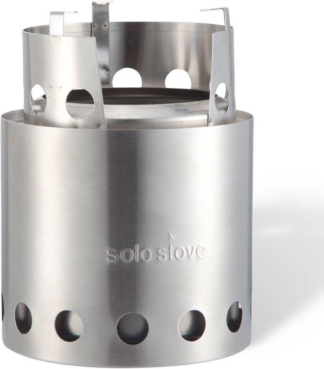 Solo Stove Lite Draagbare Kooktoestel. Geen Vloeibare Brandstof Nodig. Krachtige Efficiënte Houtverbranding En Weinig Rook. Voor 1-2 Personen, 304 Roestvrijstaal, Compact ⌀ 10,8 Cm, Hoogte 14,5 Cm, 255g. - Afbeelding 17