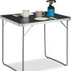 Relaxdays Campingtafel Inklapbaar - Aluminium Klaptafel - Vouwtafel Camping - Koffermodel