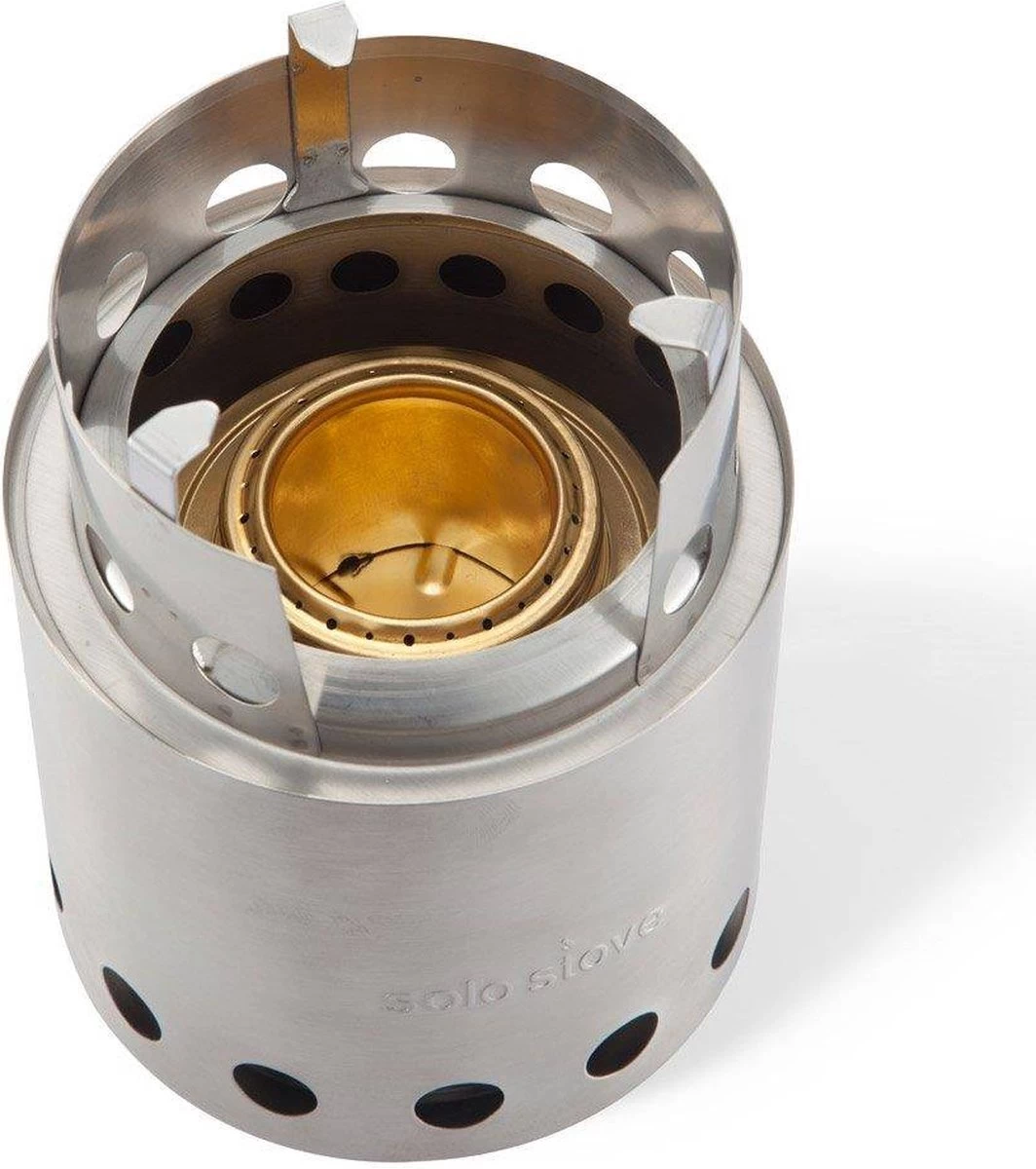 Solo Stove Lite Draagbare Kooktoestel. Geen Vloeibare Brandstof Nodig. Krachtige Efficiënte Houtverbranding En Weinig Rook. Voor 1-2 Personen, 304 Roestvrijstaal, Compact ⌀ 10,8 Cm, Hoogte 14,5 Cm, 255g. - Afbeelding 15