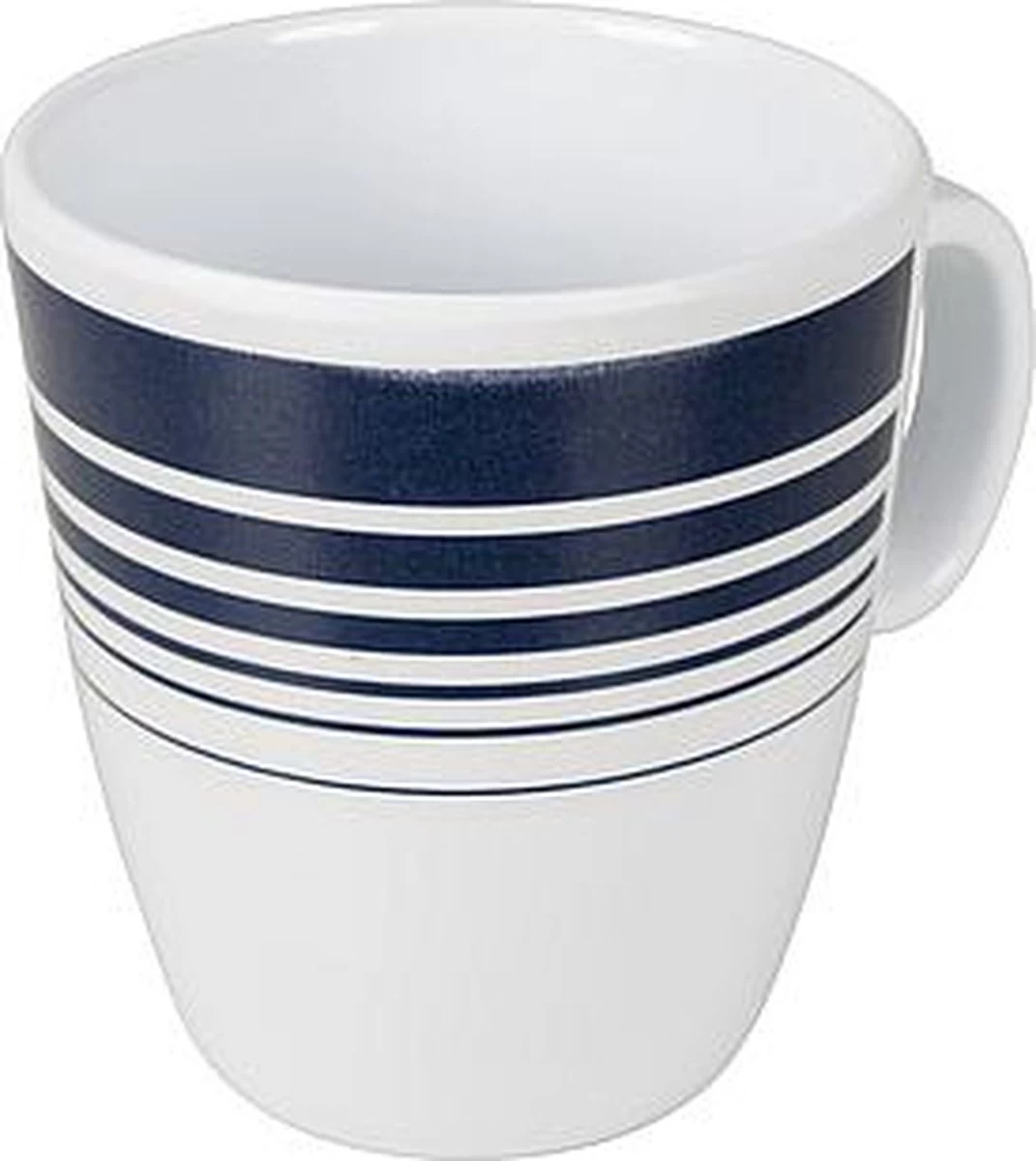Bo-Camp - Servies - Classic - 16-Delig - Wit/Navy - Afbeelding 12