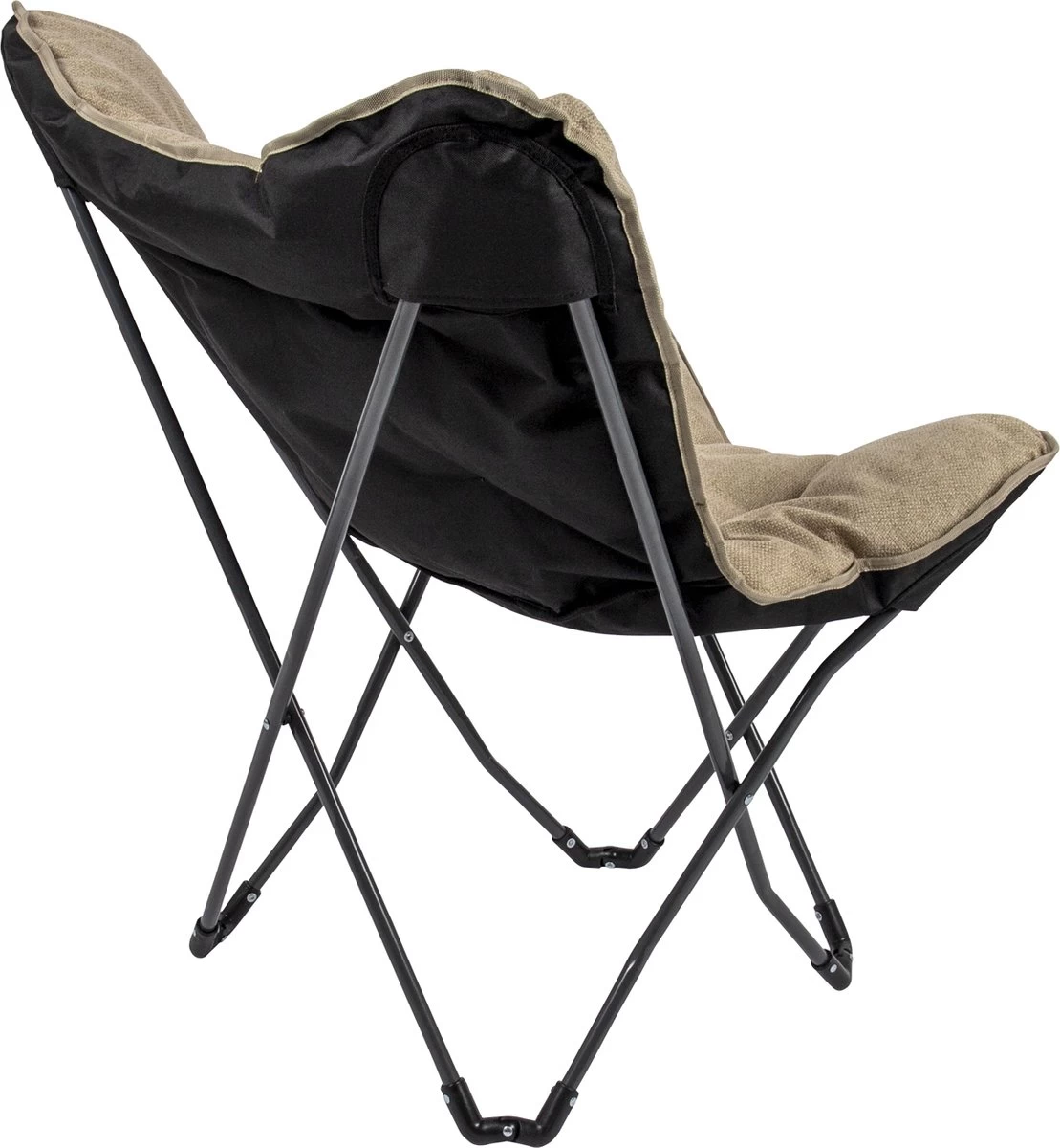 Bo-Camp - Urban Outdoor - Vlinderstoel - Grainger - M - Nika - Beige - Afbeelding 2