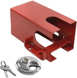 PROPLUS Pro Plus Koppelingsslot Met Discusslot PM - Rood