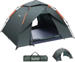 Merkloos Kamping Tent / Absolutely Waterproof, Lightweight Camping Tent With - Tent Ideal For Camping In The Garden, Dome Tent,