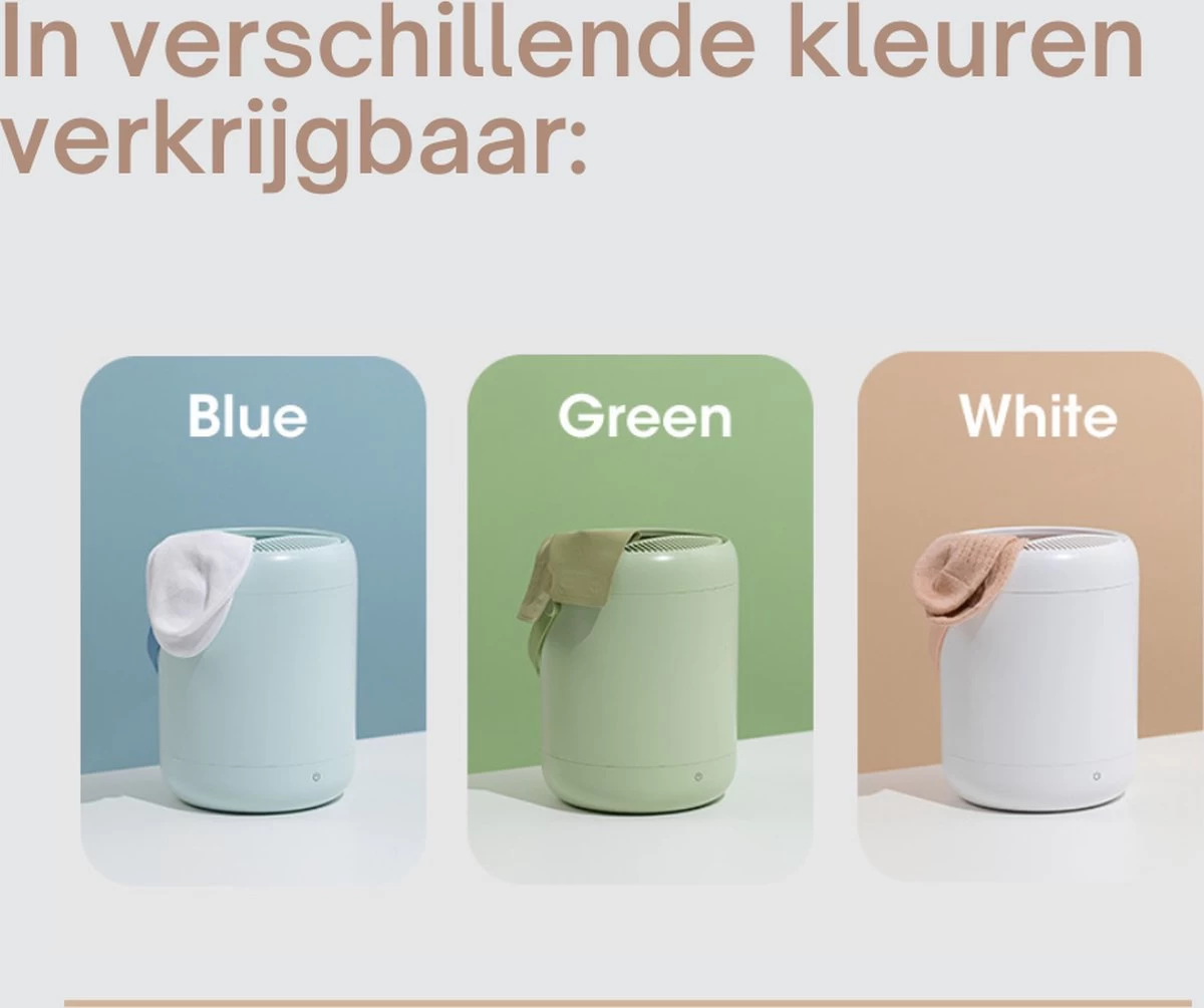 Tauraro Mini Wasmachine Groen - Mini Wasmachine - Kleine Wasmachine - Wasmachine Klein - Handwasmachine - Draagbare Wasmachine - Kampeer Wasmachine - Mini Wasmachine Camping - 17.5 X 17.5 X 23.5 Cm - Afbeelding 6