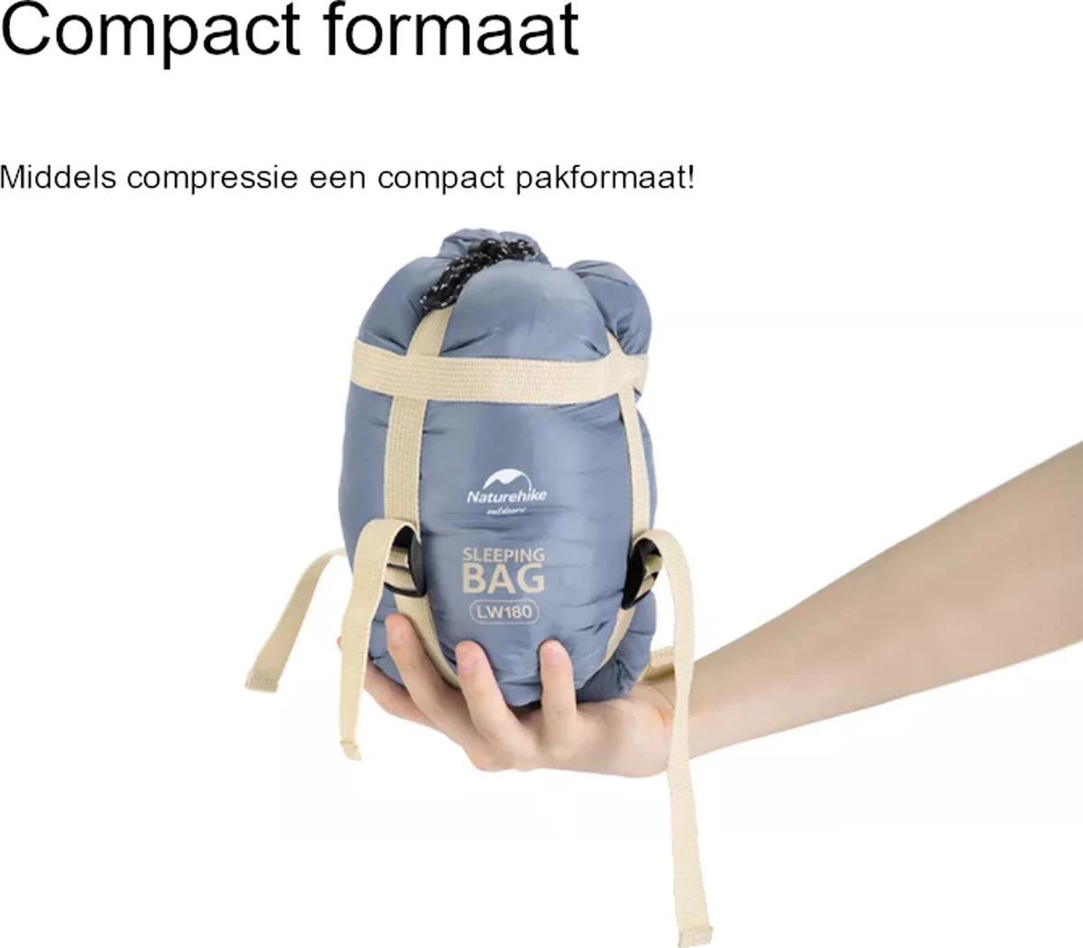 Naturehike® Slaapzak - Lichtgewicht - 205*85cm - Compact - Waterdicht - 3 Seizoenen Slaapzak Lente, Zomer & Herfst - Outdoor - Slaapzakken Volwassen & Kinderen - Afbeelding 11