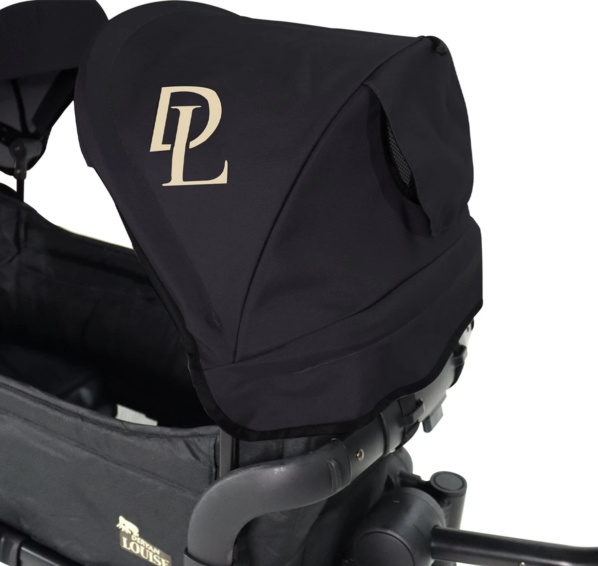 Deryan Luxe Sandy Bolderkar - Duo Buggy - Tandem Buggy - Opvouwbaar - Inklapbare Bolderwagen - Duo Kinderwagen - Zwart - Afbeelding 9