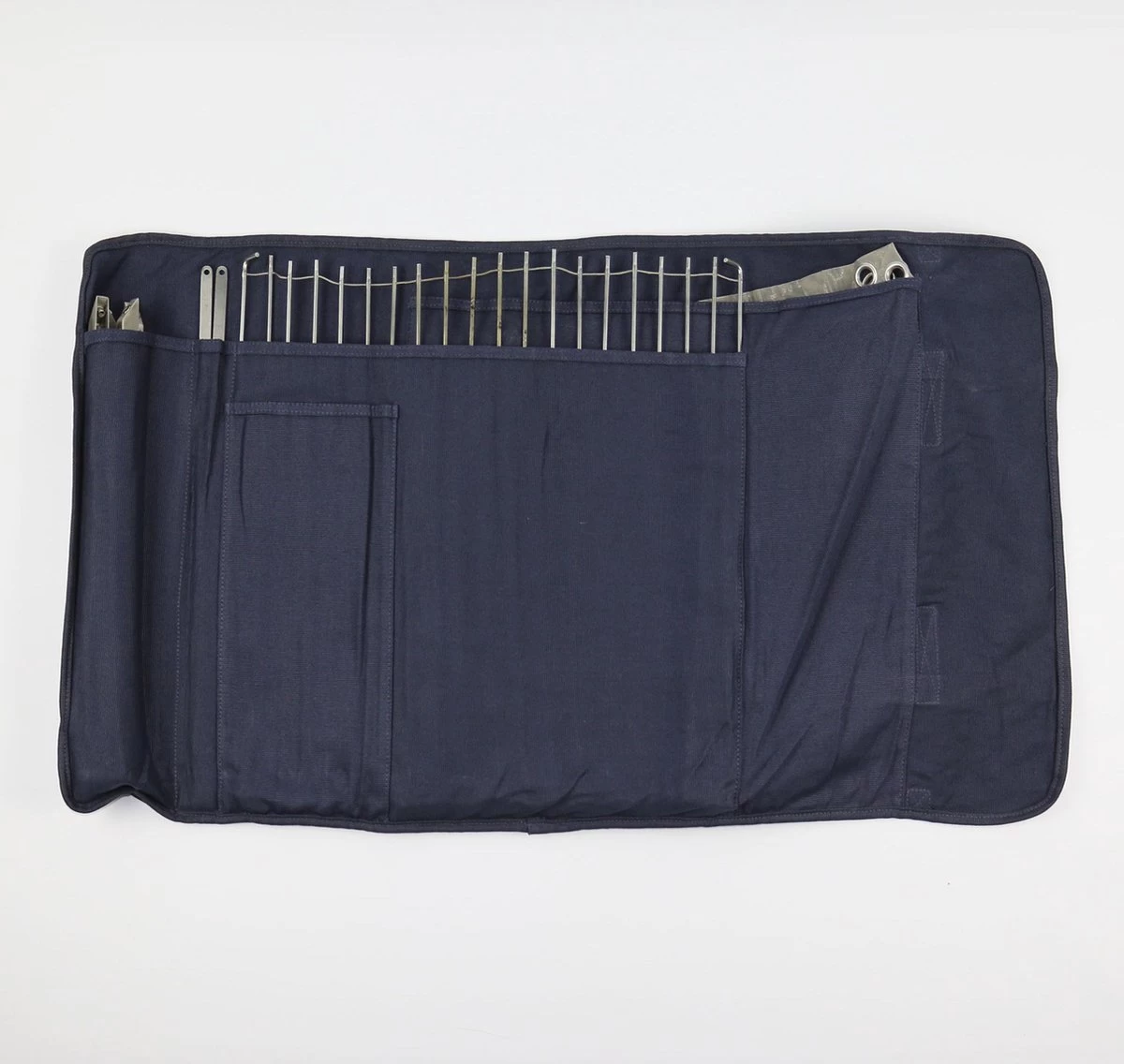 Firekorf + Grill + Spit : Opvouwbare Vuurkorf / Vuurschaal Met Rooster En Spit - Draagbare BBQ - Opbergtas - Kampeer Grill - Kookset - Afbeelding 12