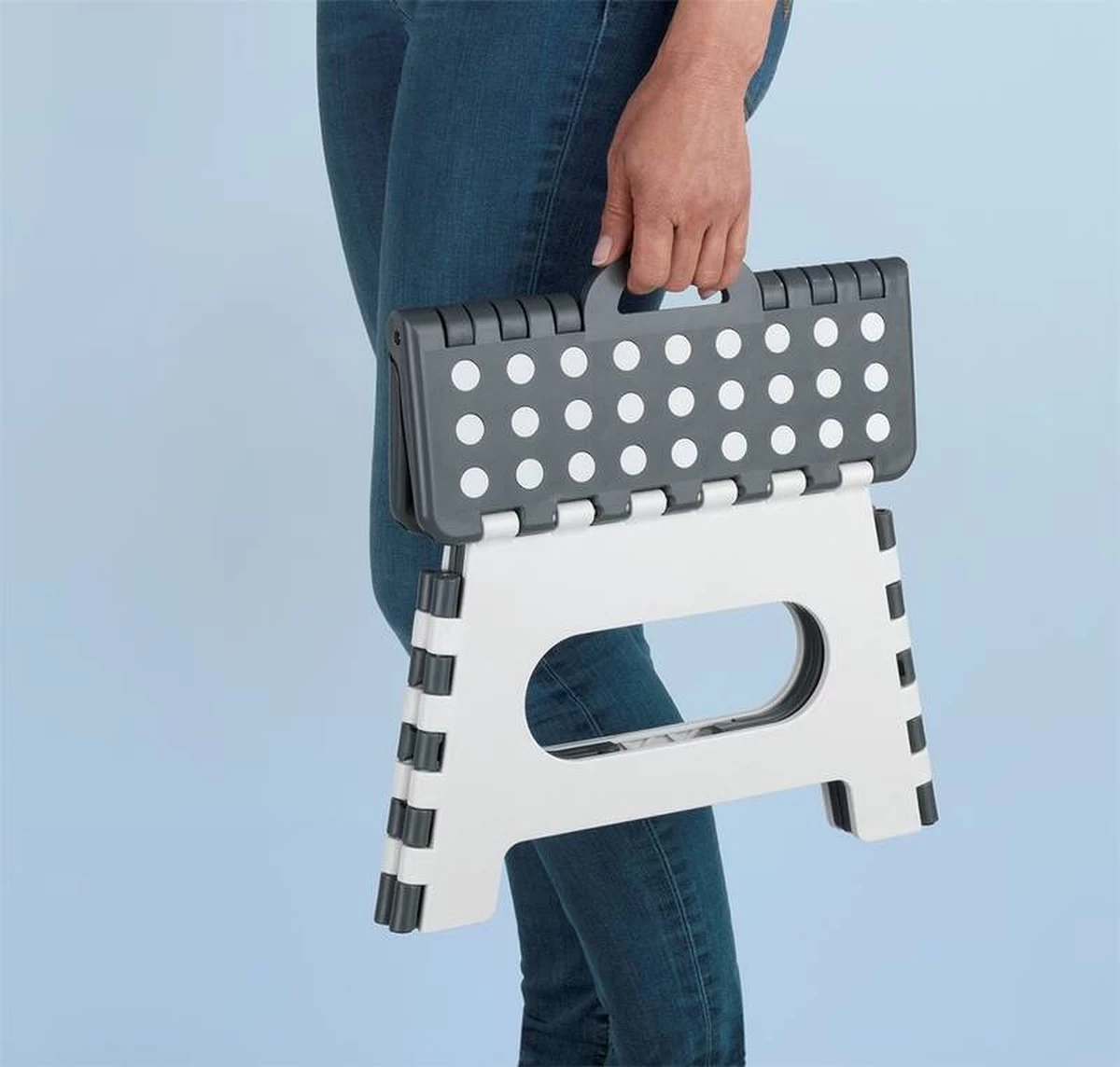 WENKO Secura Opklapbaar Krukje, Belastbaar Tot 350 Kg - Afbeelding 2