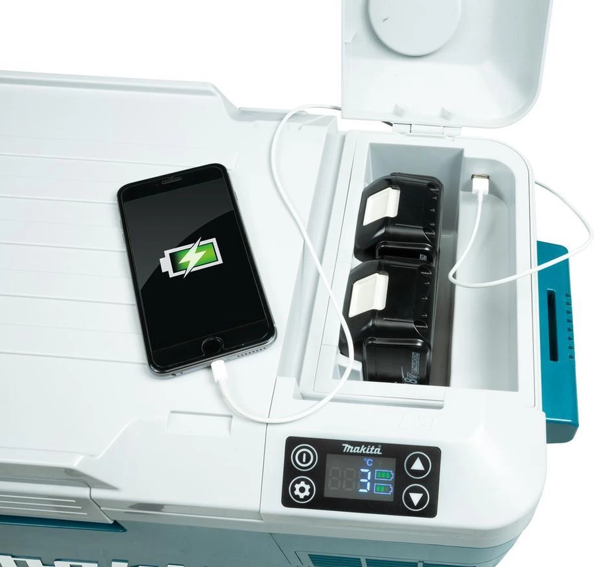 Makita DCW180Z 18V Li-Ion Accu Koelbox - 20L - Afbeelding 8