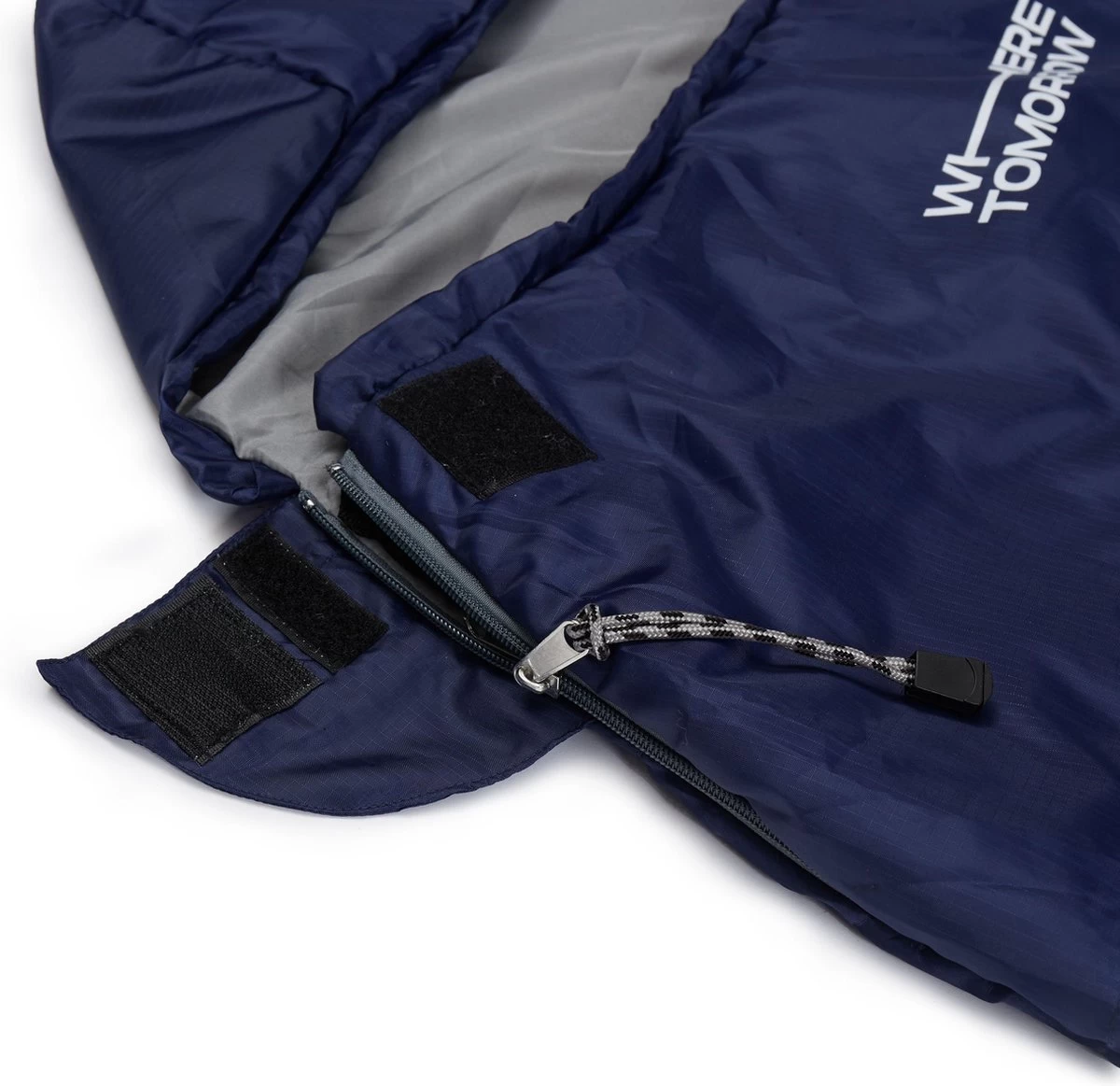 Where Tomorrow Outdoor Slaapzak | Klein En Zacht | 220 X 80 Cm X 50 Cm, Inclusief Opbergzak |ingepakt 26 X 14 Cm | 700g | Marineblauw - Afbeelding 6
