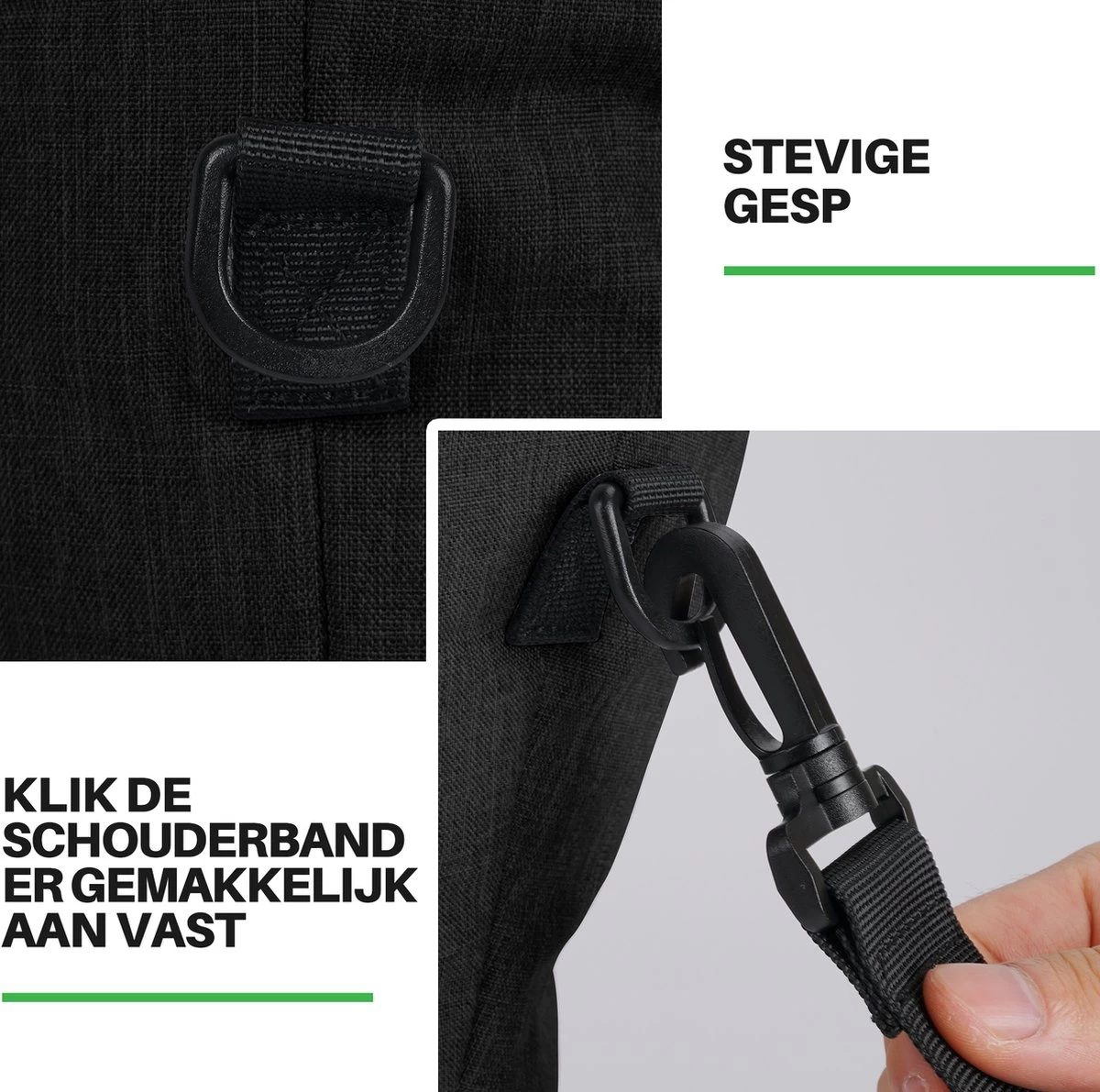 Brisby 4 Laags Geïsoleerde Koeltas - Boodschappentas 21 Liter - Zwart - Afbeelding 9