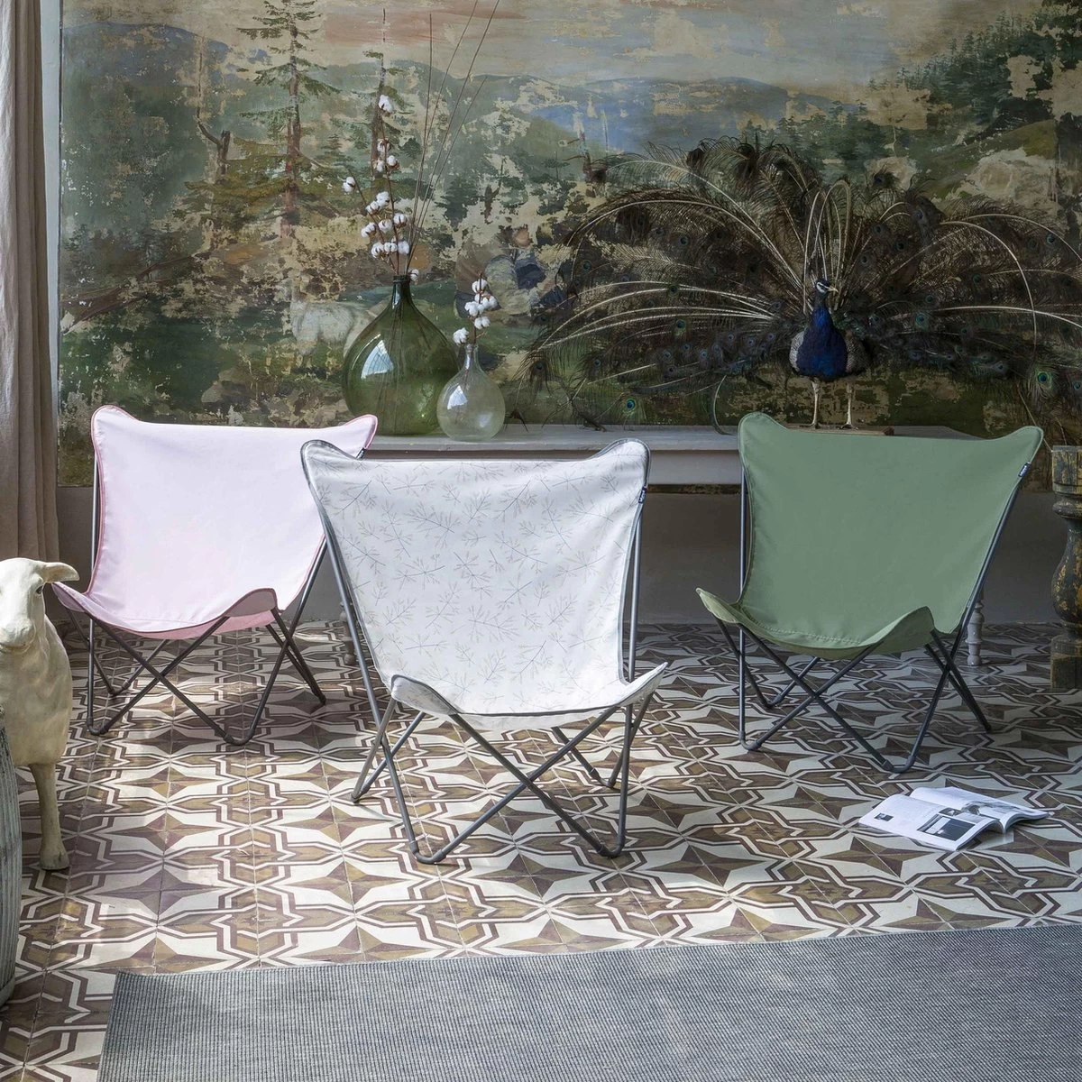 LAFUMA Pop Up XL - Vlinderstoel - Inklapbaar - Vert Kaki - Afbeelding 3