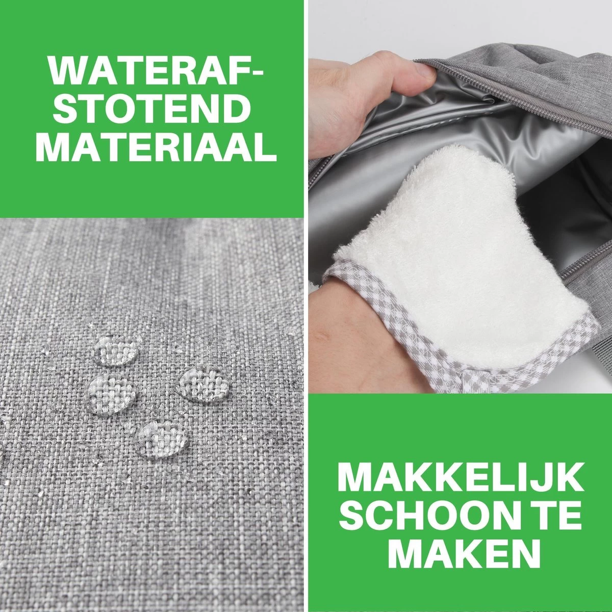 Brisby 4 Laags Geïsoleerde Koeltas - Lunchtas 4 Liter - Lichtgrijs - Afbeelding 9