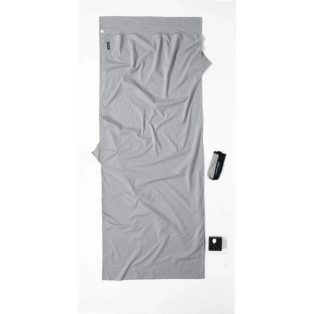 Cocoon Travelsheet InsectShield 100% Katoen - Safari Grey - Afbeelding 2