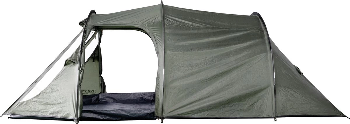 Capture Outdoor, 3-Man XXL Tent "Seikan XTR-3", Voor 3 XXL Personen, 215x400x155cm, DeLuxe Tent En Canvas, "Airflow System", … - Afbeelding 11