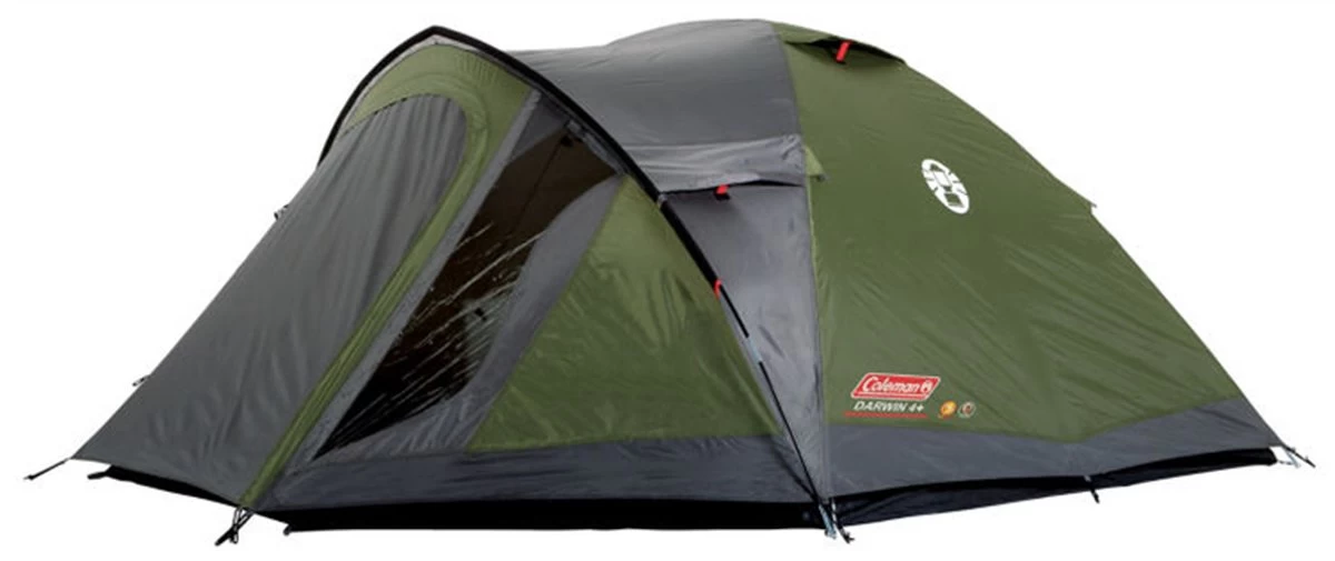 Coleman Darwin 4 Plus Koepeltent - 4-Persoons - Groen - Afbeelding 14