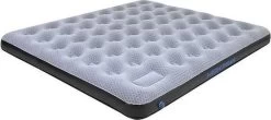 High Peak King Comfort Plus Luchtbed - 2-Persoons - Grijs-Blauw - Ingebouwde Voetpomp