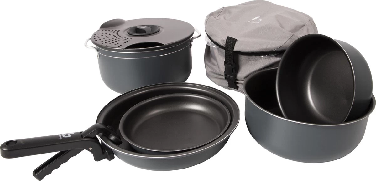 Bo-Camp Pannenset - Camping - 7-delig - Aluminium - Afbeelding 14