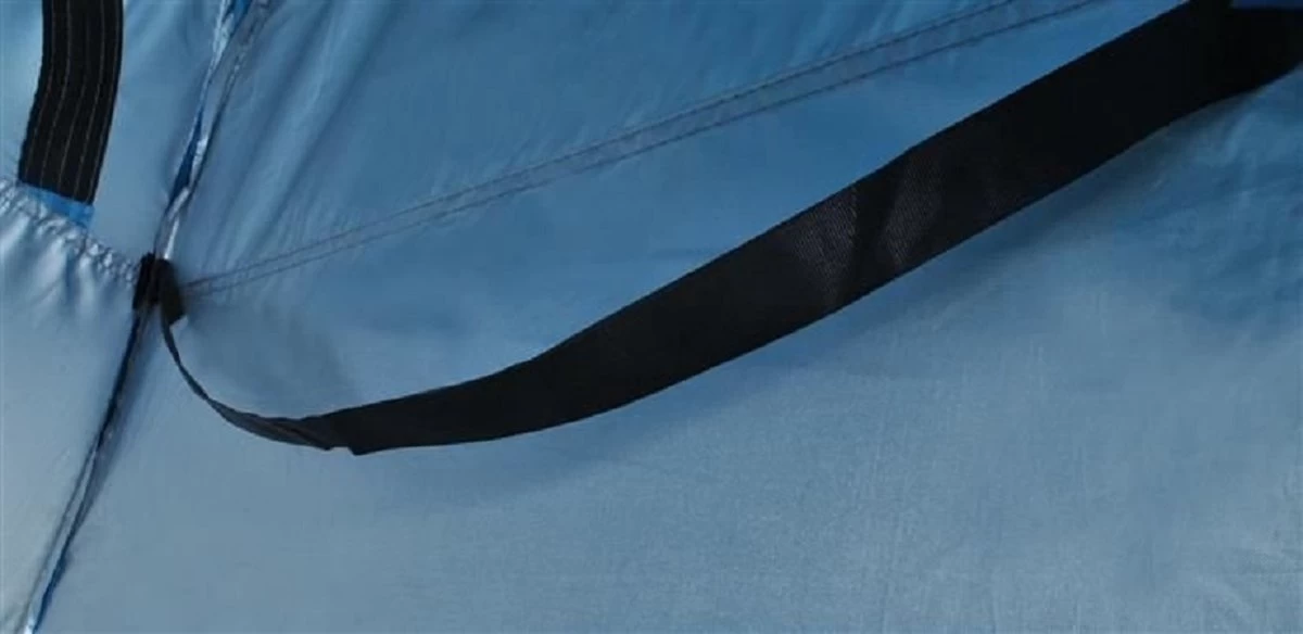 Merkloos 4 In 1 Pop-up Douchetent Voor Omkleden, Douchen, Toilet En Opslag - 1 Persoons Tent - Camping Douche En Omkleedtent - Inclusief Haringen En Draagtas - 190 X 110 X 110 Cm Blauw - Afbeelding 2