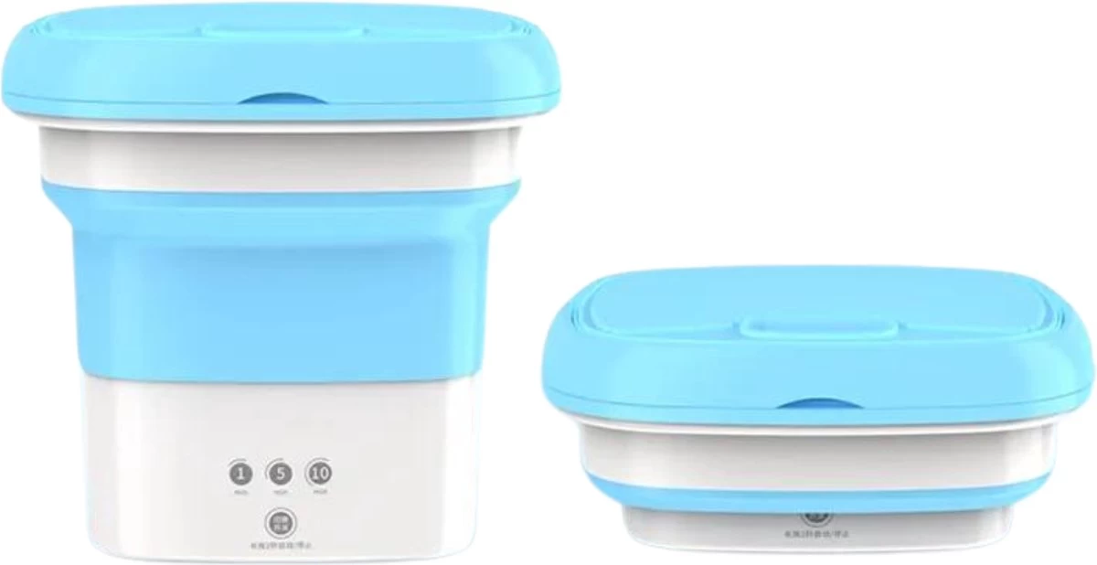 Mini Wasmachine - Camping Wasmachine - Opvouwbare Wasmachine - Handwasmachine - Fruitwasser - Kampeer Wasmachine - Valentijn - Wasdroger - Afbeelding 6