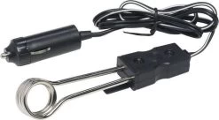 Allesvoordeliger Reisdompelaar 12Volt 200 Watt - Waterkoker (stekker 12Volt Zwart Rood)