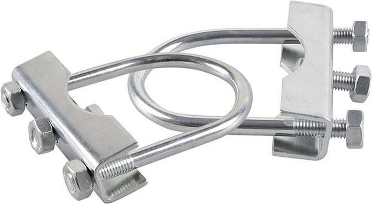 PROPLUS Pro Plus Klem Voor Neuswielen Of Steunpoten Ø 48 Mm - Met U-Beugel 60/70 Mm - 2 Stuks - Afbeelding 5