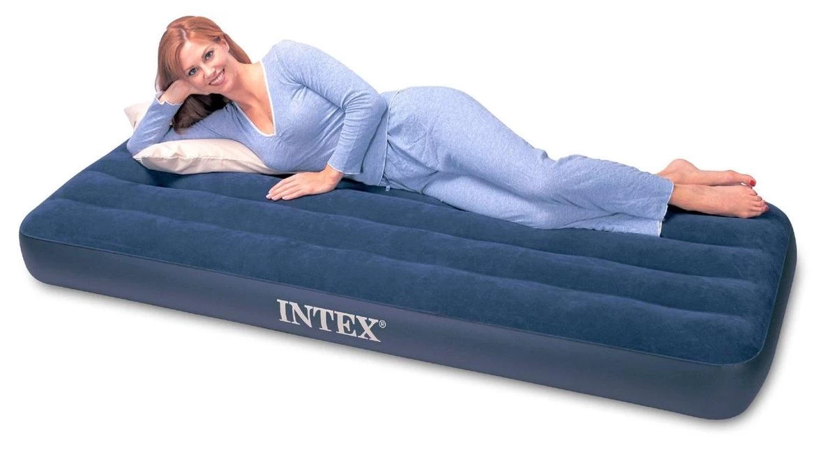 Intex Downy Twin Luchtbed - 1-persoons - 191x76x22 Cm - Afbeelding 15