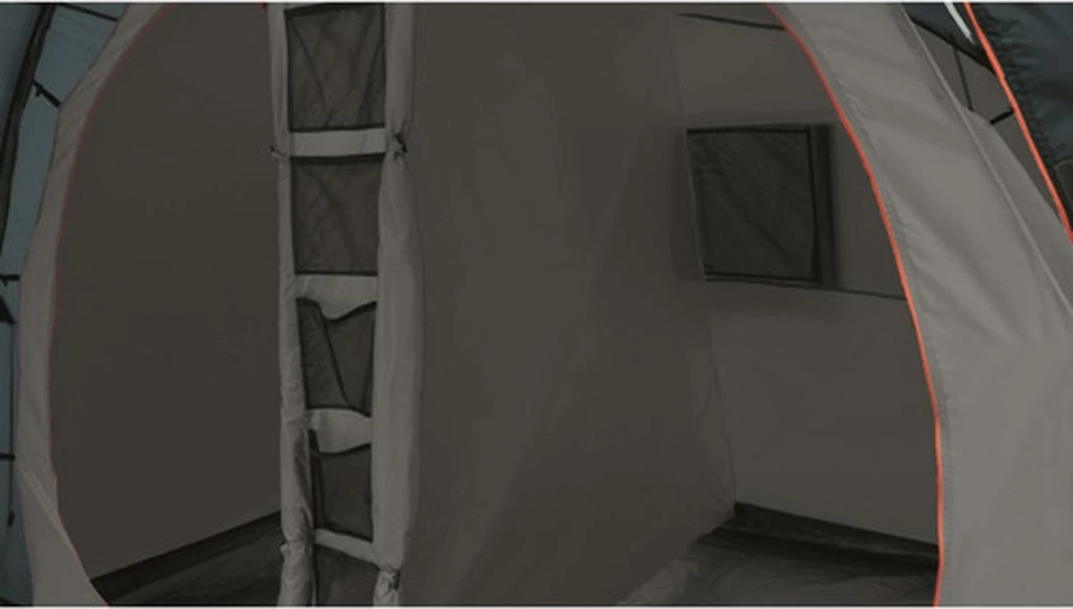 Easy Camp Tunneltent 4-persoons Galaxy 400 Staalgrijs En Blauw - Afbeelding 4