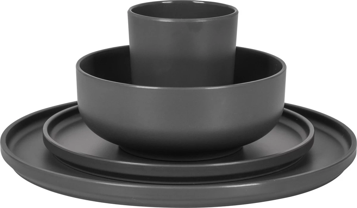 Bo-Camp Industrial - Servies - Patom - 100% Melamine - 16-Delig Servies - Afbeelding 3