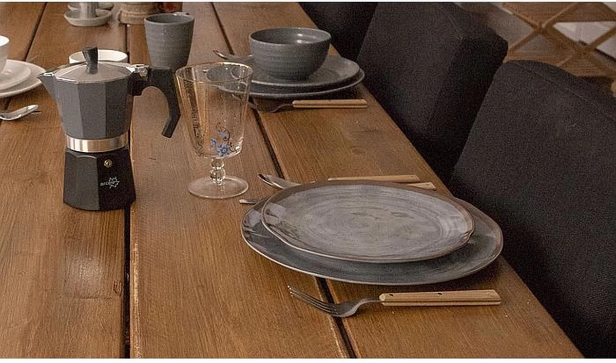 Bo-Camp Servies - Halo - 12-delig - Grijs - Afbeelding 10