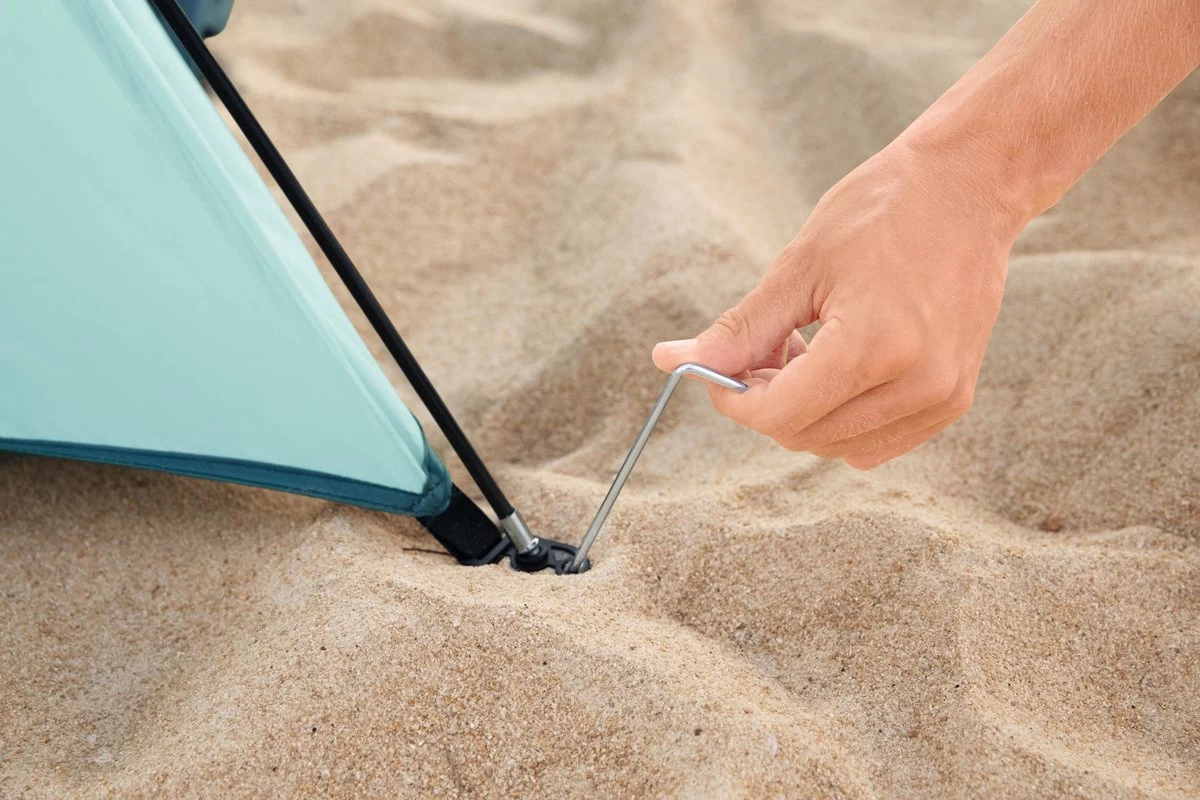 Bestway Strandtent - Pavillo - 2-Persoons - UV80 Zonbescherming - Incl. Tentharingen - Zandzakken Voor Stabiliteit - 200 X 120 X 95 CM - Afbeelding 14