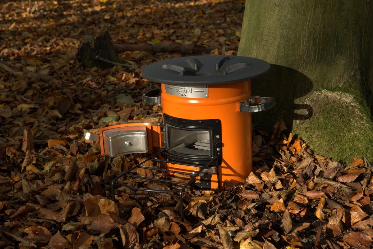 Dutch Rocket Stove - Rocket Stove - Kooktoestel Op Houtvuur - Met Draagtas - Dutch Oven - Afbeelding 6