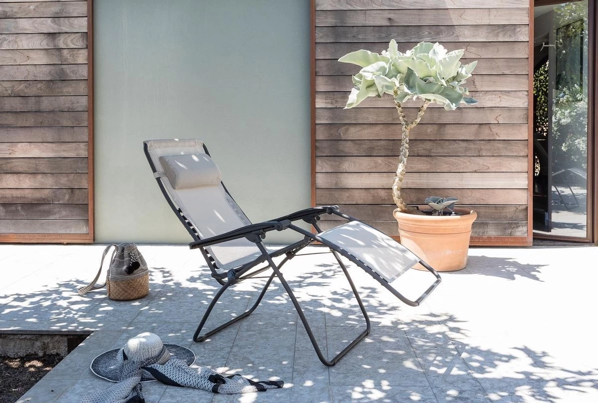 Lafuma RSXA Clip - Relaxstoel - Verstelbaar - Inklapbaar - Zero Gravity - Seigle - Afbeelding 5