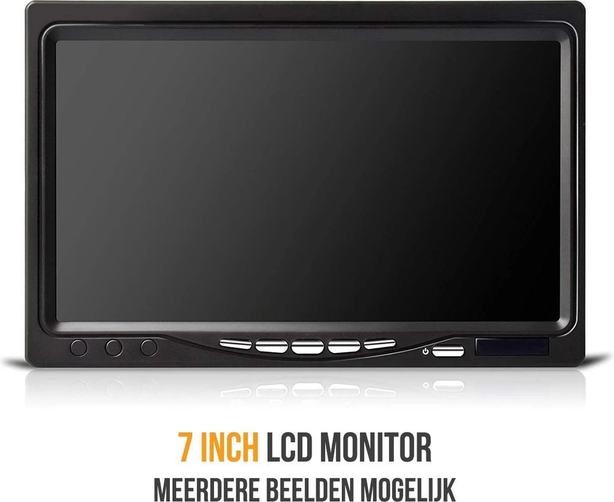 Strex Achteruitrijcamera Set Draadloos - 7" Scherm - 18LED Nachtzicht 15m - IP67 Waterdicht - Achteruitrij Camera - Geschikt Voor Auto/ Camper / Caravan / Vrachtwagen / Landbouw / Boot / Tractor - Afbeelding 7