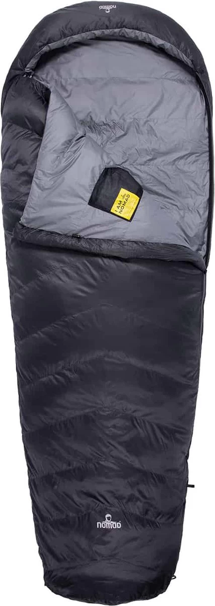 NOMAD® Taurus 400 Slaapzak | 210x80cm Grijs | Lichtgewicht & Kwalitatief | Slaapzak | Incl Hoes - Afbeelding 14