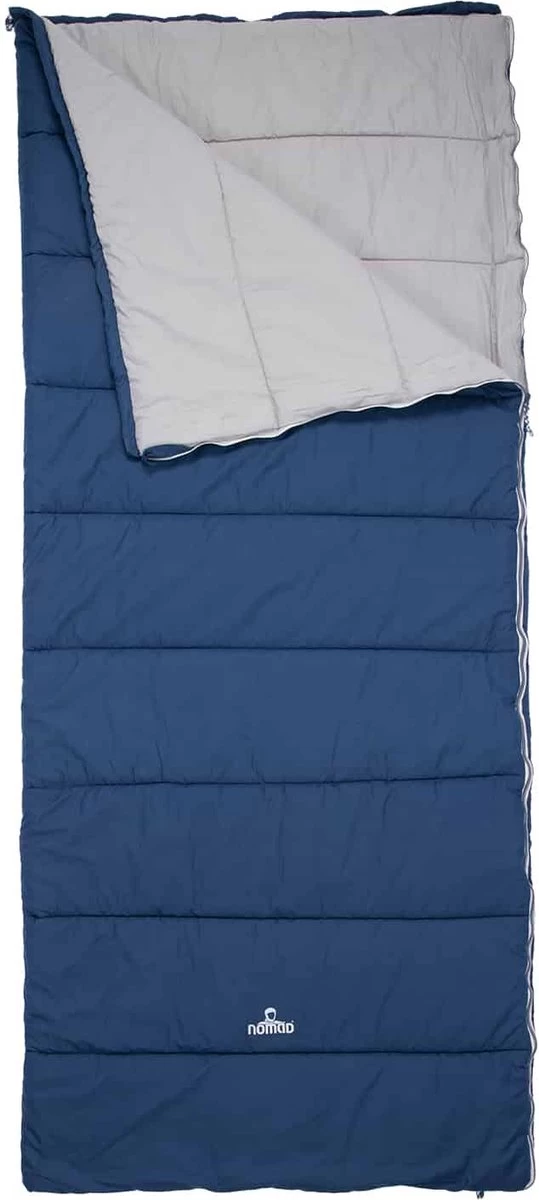 NOMAD® Brisbane XL Slaapzak | 220x90cm Blauw | Lichtgewicht & Kwalitatief | Dekenmodel Slaapzak | Incl Hoes - Afbeelding 4