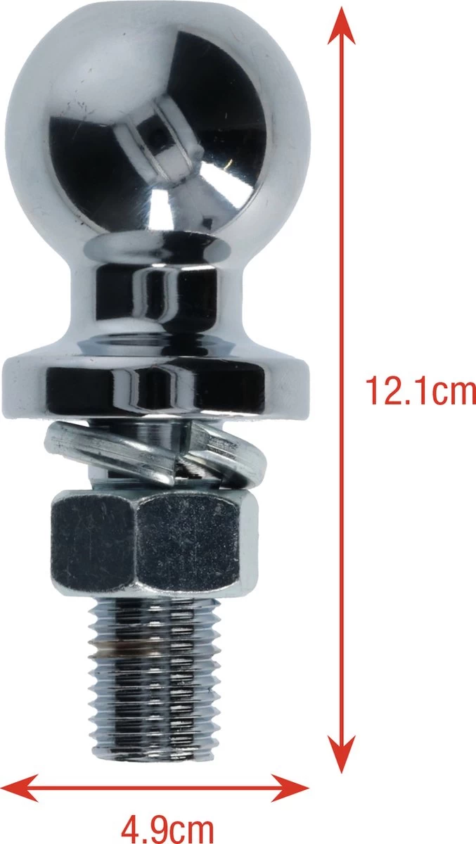 Carpoint Schroefkogel Met Contramoer ø50mm | Trekgewicht Tot 1500 Kg - Afbeelding 5