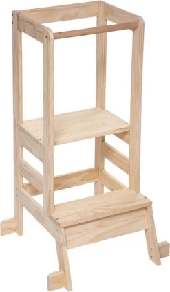 Merkloos Eazy Living Leertoren - Opstapkruk Voor Kinderen Berthe
