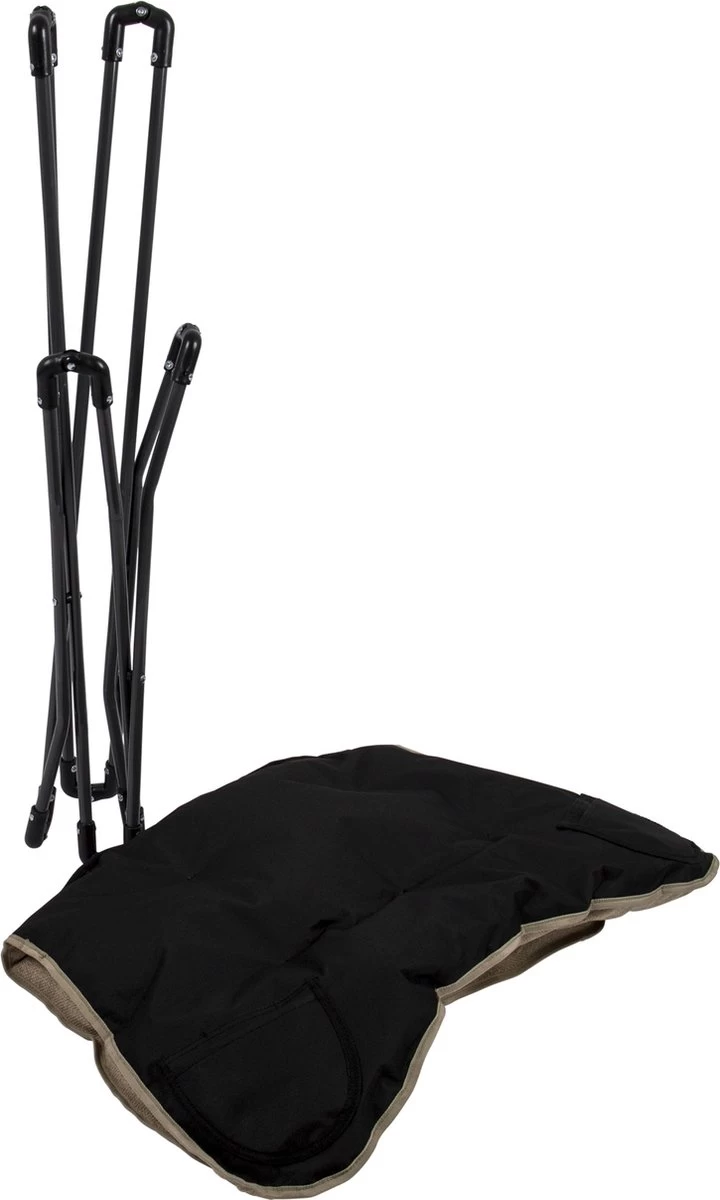 Bo-Camp - Urban Outdoor - Vlinderstoel - Grainger - M - Nika - Beige - Afbeelding 5