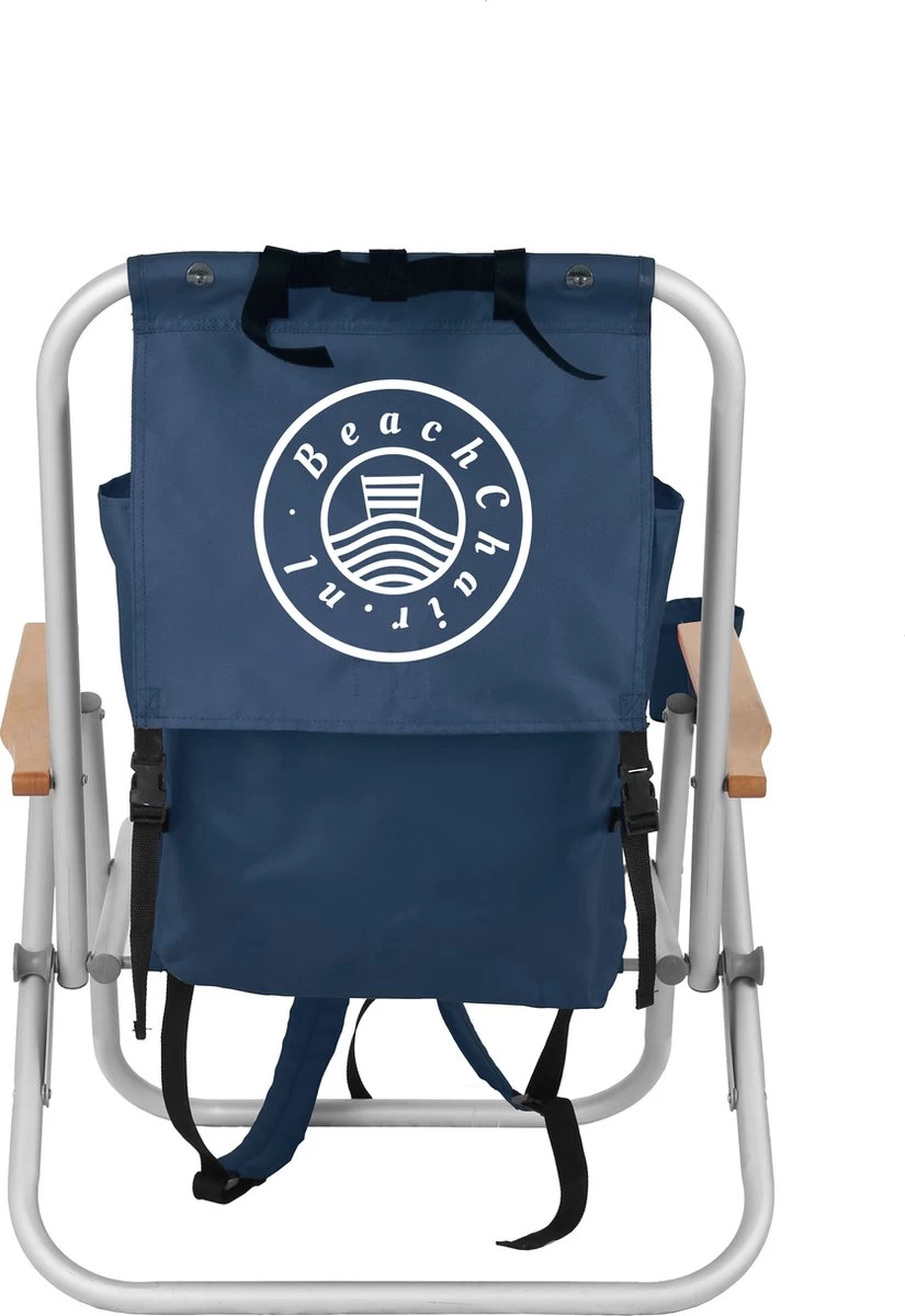 Strandstoel Verstelbaar Rugleuning 4 Standen Rugzak Inklapbaar Beach Chair Opvouwbaar - Afbeelding 10