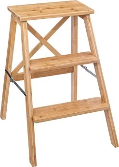 Merkloos Eazy Living Bamboe Opstapje Gautier