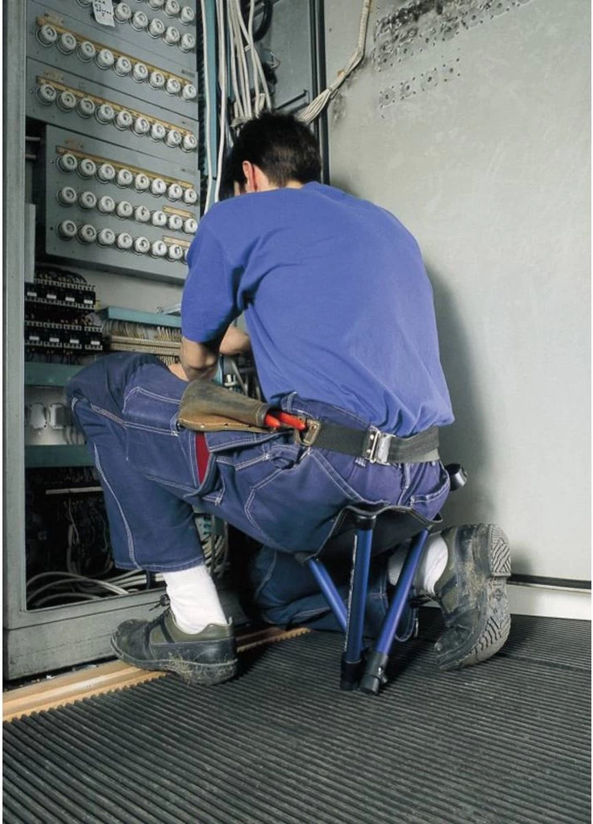 Walkstool - 3-Poots Krukje - Comfort 55 Cm - Verstelbaar - Zwart - Afbeelding 13