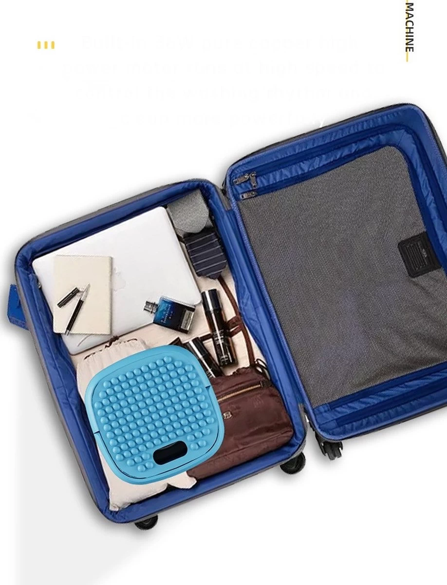 Mini Wasmachine - Camping Wasmachine - Opvouwbare Wasmachine - Handwasmachine - Fruitwasser - Kampeer Wasmachine - Valentijn - Wasdroger - Afbeelding 5