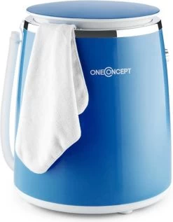 Ecowash Pico Mini-wasmachine En Centrifuge - 3,5 Kg - 380 W - IPX4 Waterdicht - Centrifugatievermogen 1320 TPM - Blauw