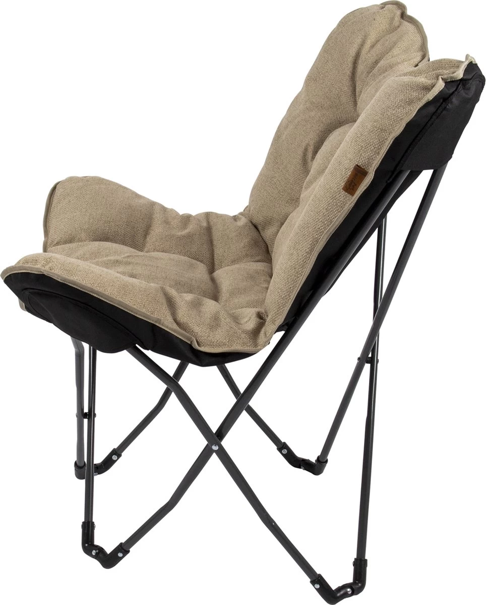 Bo-Camp - Urban Outdoor - Vlinderstoel - Grainger - M - Nika - Beige - Afbeelding 8