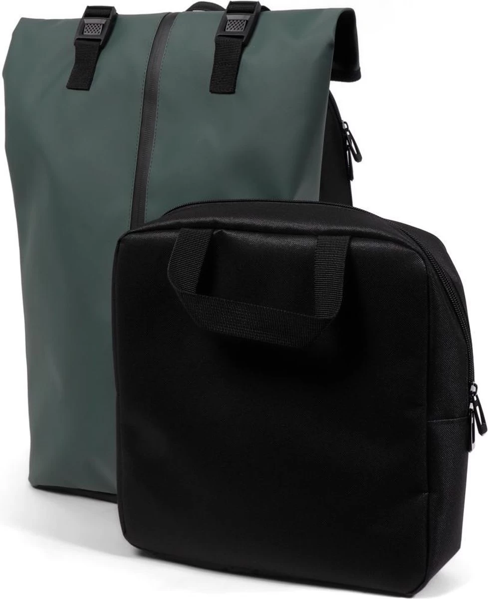 Norländer Picknick Rugtas - Koeltas - Inclusief Bestek - Groen - Afbeelding 6