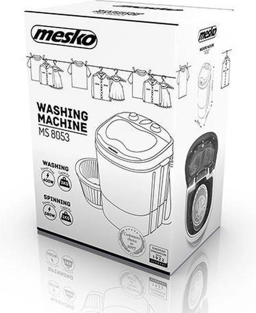Mesko MS 8053 Mini Wasmachine - Afbeelding 6